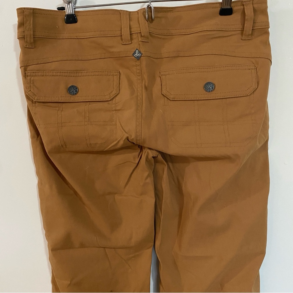 Prana Women's Brown Chinos Size 10 Hiking Roll up Cuff